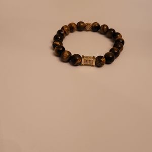 Mens Tiger's Eye bracelet